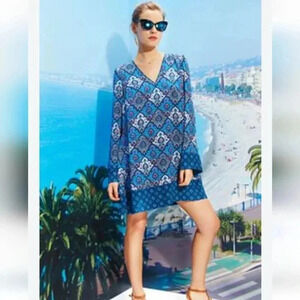 Juicy Couture Black Label Women's SW Silk Antibes Tile Dress